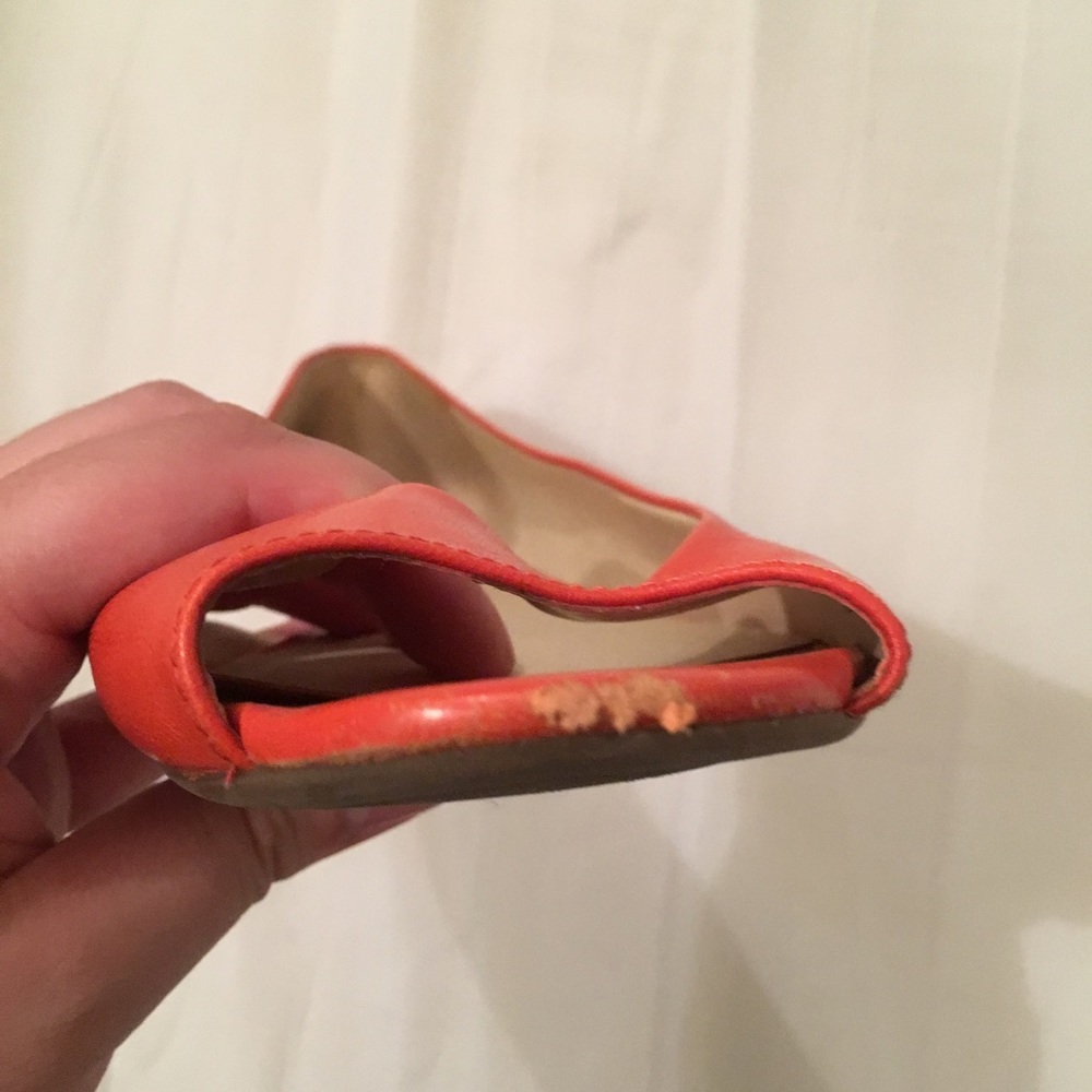Nine West open toed d'orsay flats size 10 - Picture 5 of 5