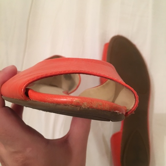 Nine West open toed d'orsay flats size 10 - Picture 4 of 5