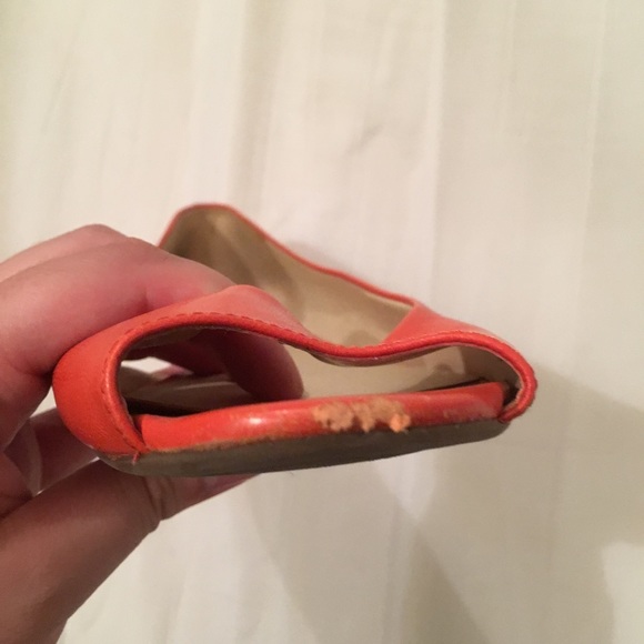 Nine West open toed d'orsay flats size 10 - Picture 5 of 5