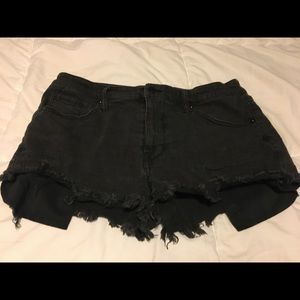 High waisted shorts