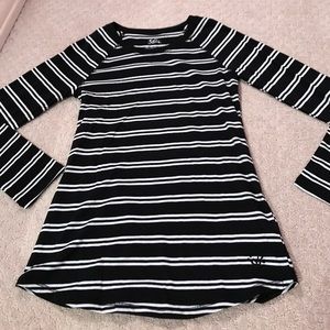 Justice long sleeve stripe shirt sz 10