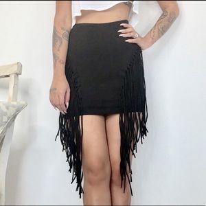 Fringed Skirt