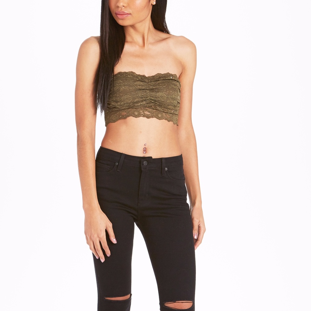 Sale Strappy Lace Bandeau Top