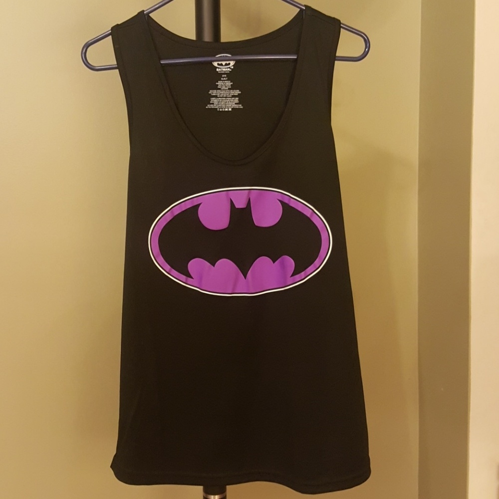 Purple Batman tank