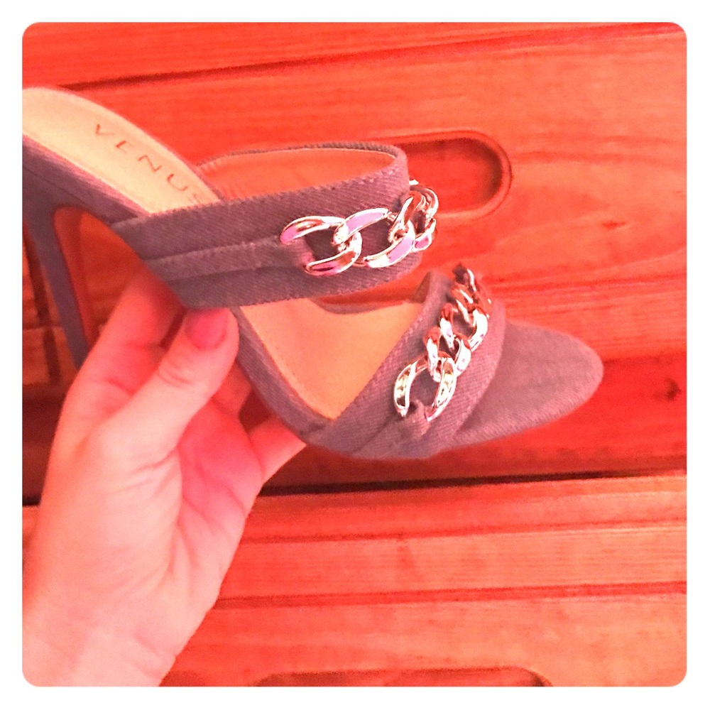 Venus denim jean heels
