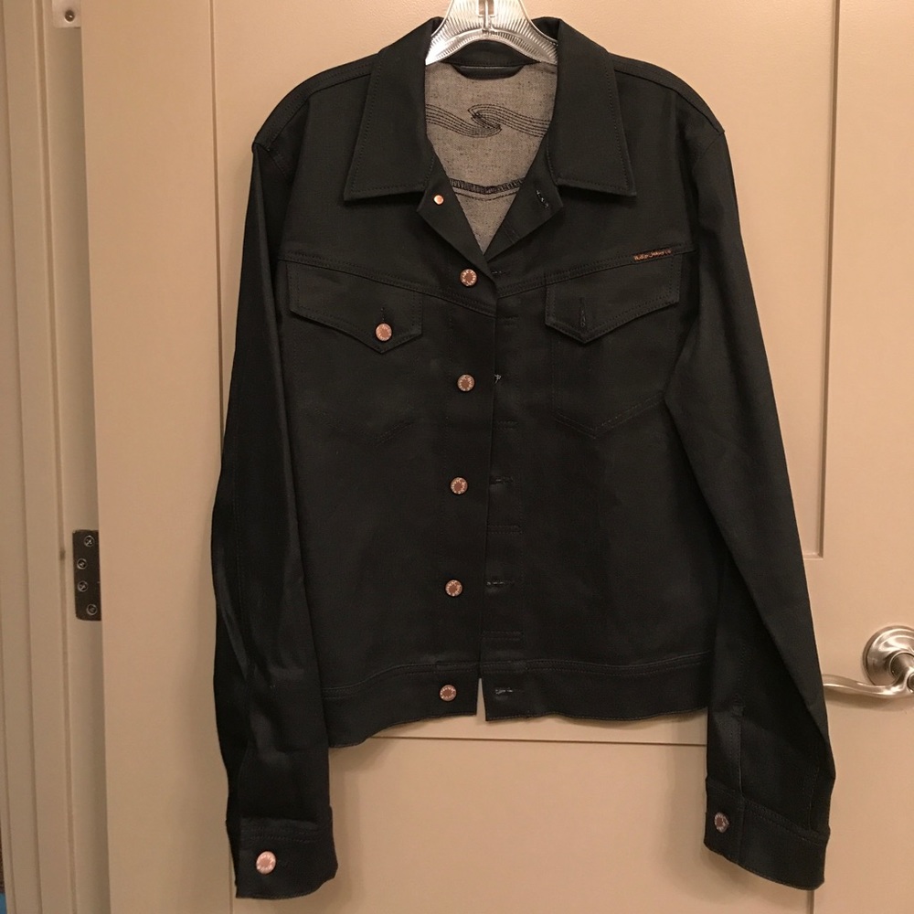 Black Raw Denim Jacket