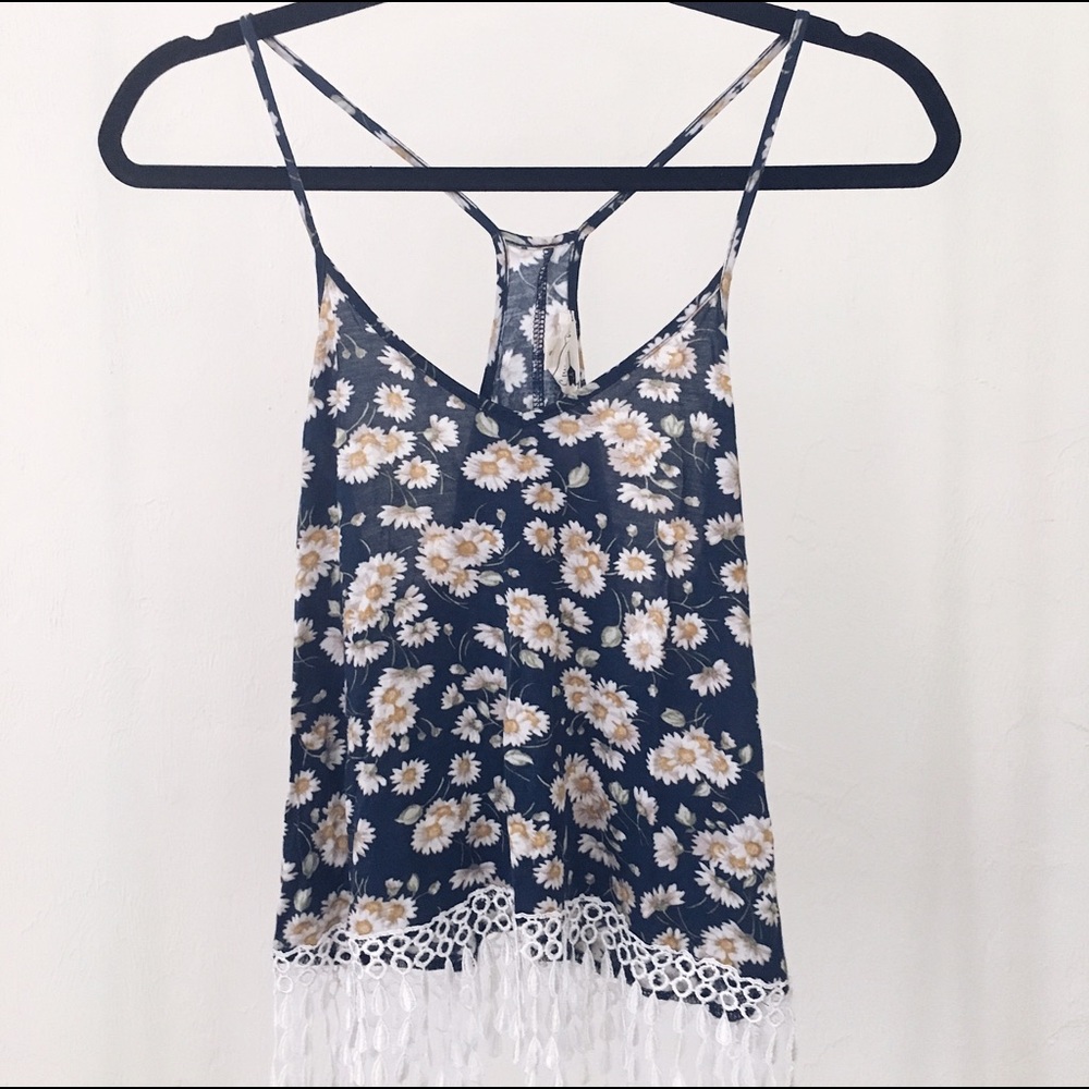 Urban Outfitters Bohemian Daisy Tank Top