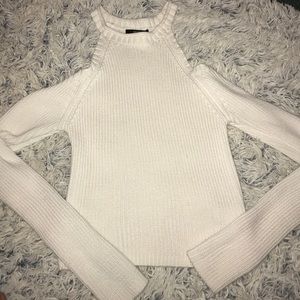 SALE💥Knitted cold shoulder sweater WORN ONCE