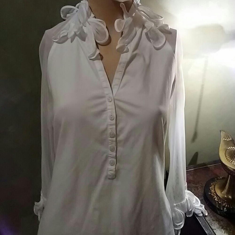 Anne Fontaine White Blouse