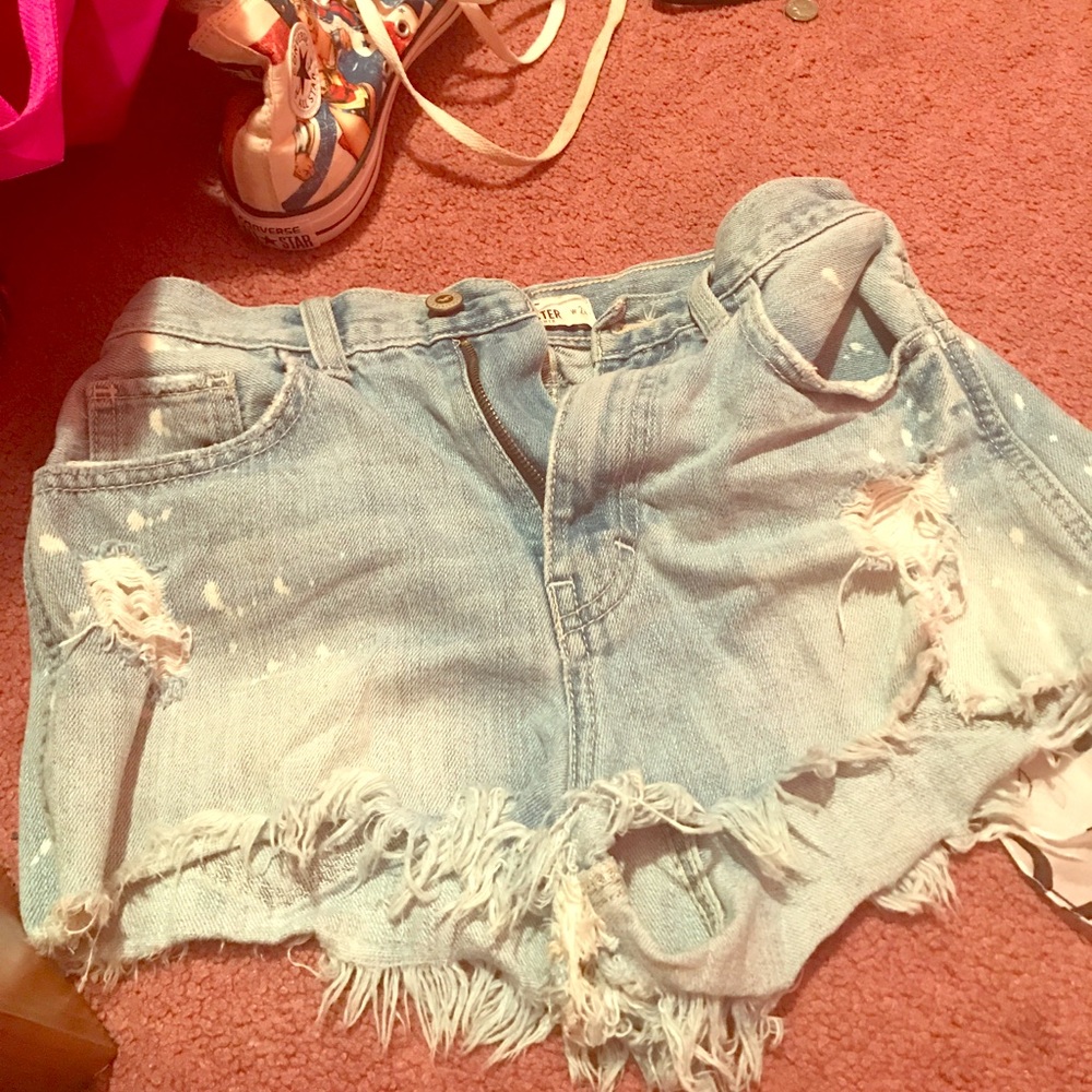 High waisted holister shorts