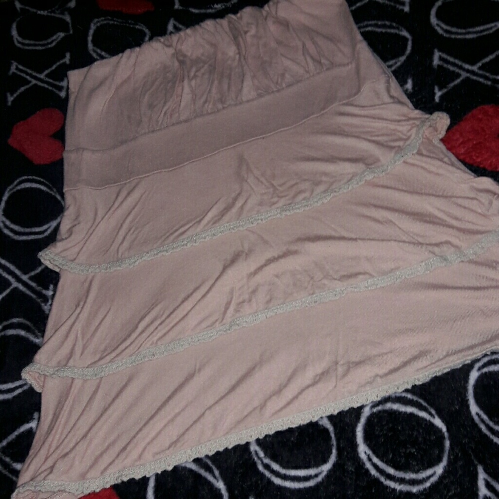 ruffle pink top without belt