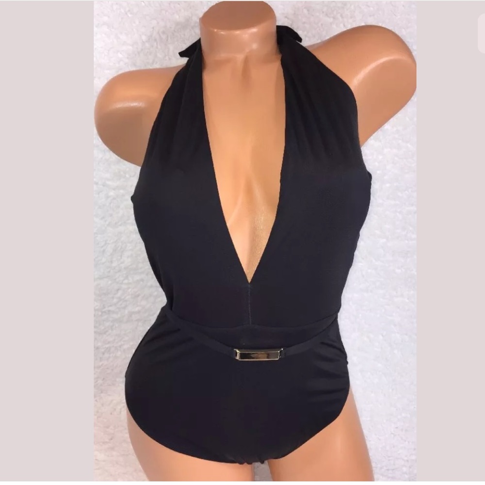 Black Victoria Secret One Piece Bathing suit