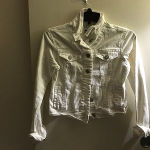White Jean jacket