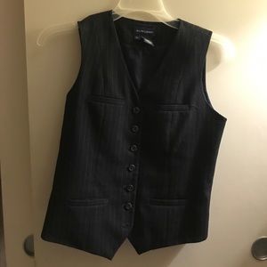 Black and white blouse