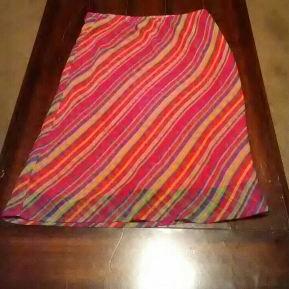 Giorgio Fiorline Red multi colored Skirt