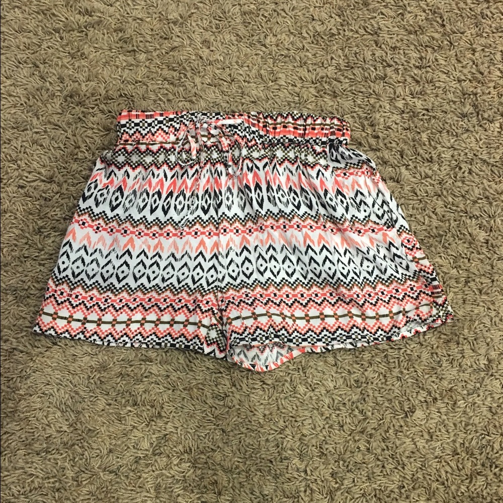 Tribal print shorts