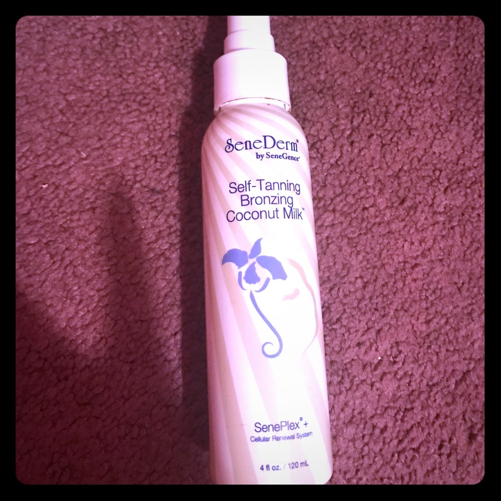 Self bronzing coconut milk