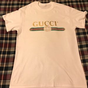 Gucci Vintage Belt Logo Tshirt