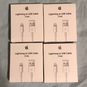 4x Apple iPhone charger