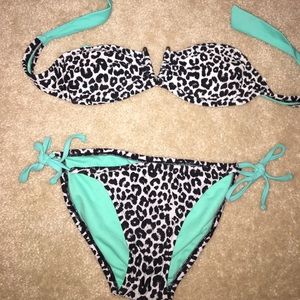 Leopard print bikini