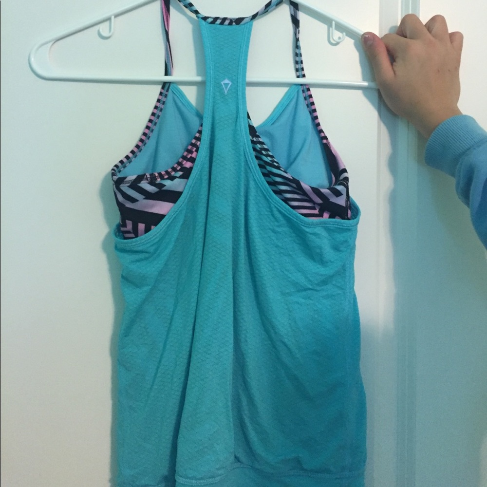 Blue ivivva double Dutch tank!!