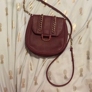 Red and gold purse