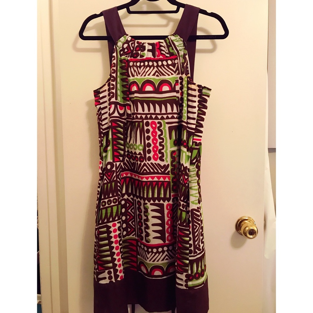 Etcetera Tribal Print Dress