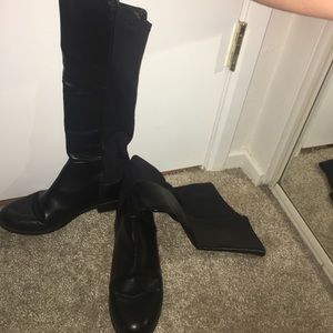 Black Mid-calf boots