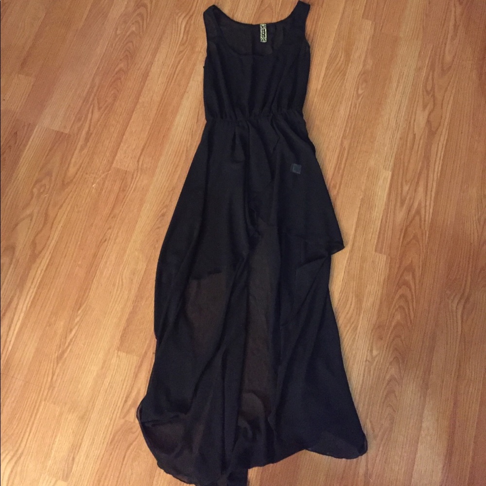 LF Stores Sheer High Low Dress