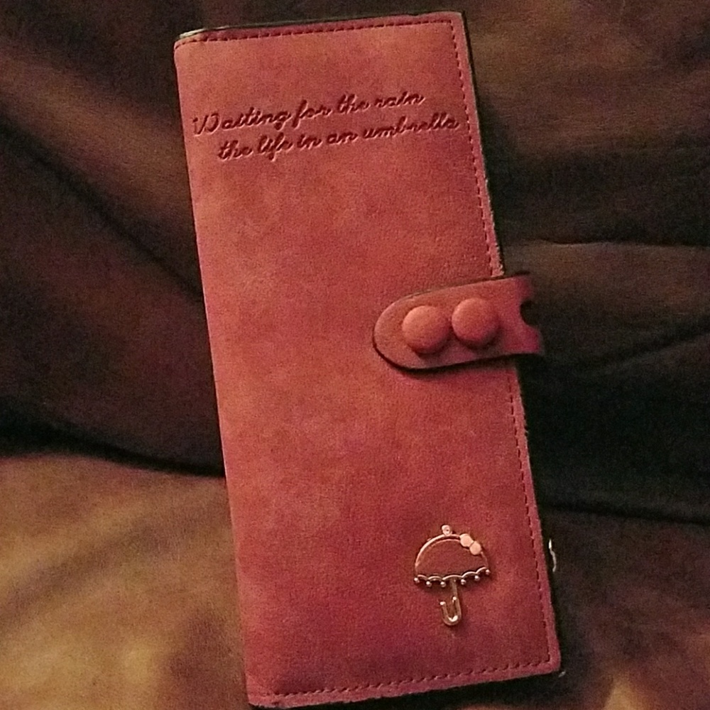 NWOT Rose colored Wallet