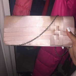 pale pink clutch