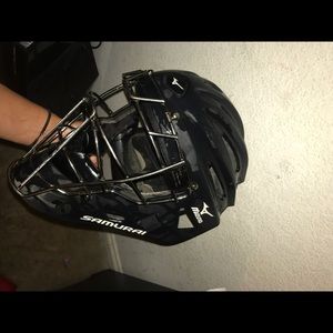 Mixing cather helmet