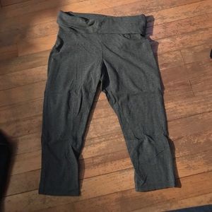 Grey Capri Leggings