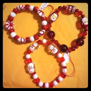 Christmas bracelets