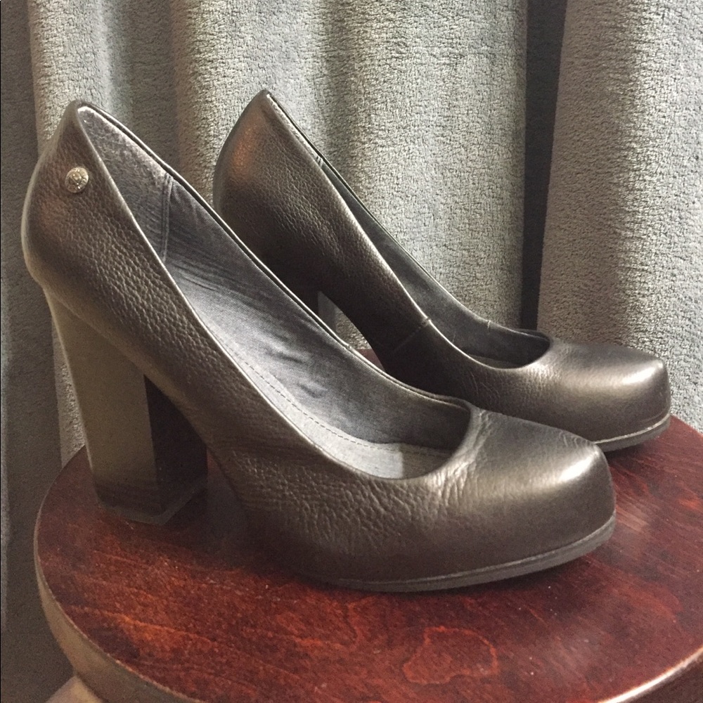 Leather heels
