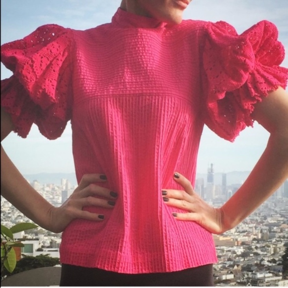 Custom Made One Of A Kind Blouse Size 2 - image 1