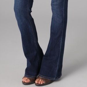 petite PAIGE flare jeans