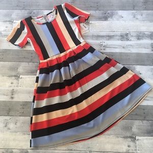 LuLaRoe Amelia Large with Stripes - NWT