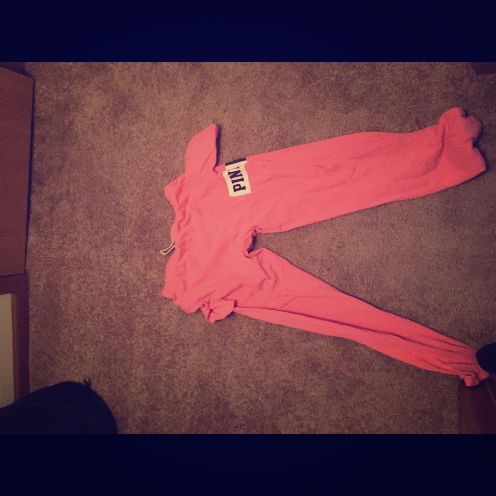 Pink sweats & shorts