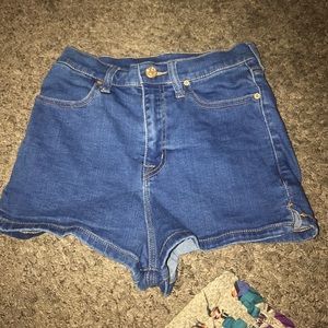 BDG Pin Up High Waisted Denim Shorts