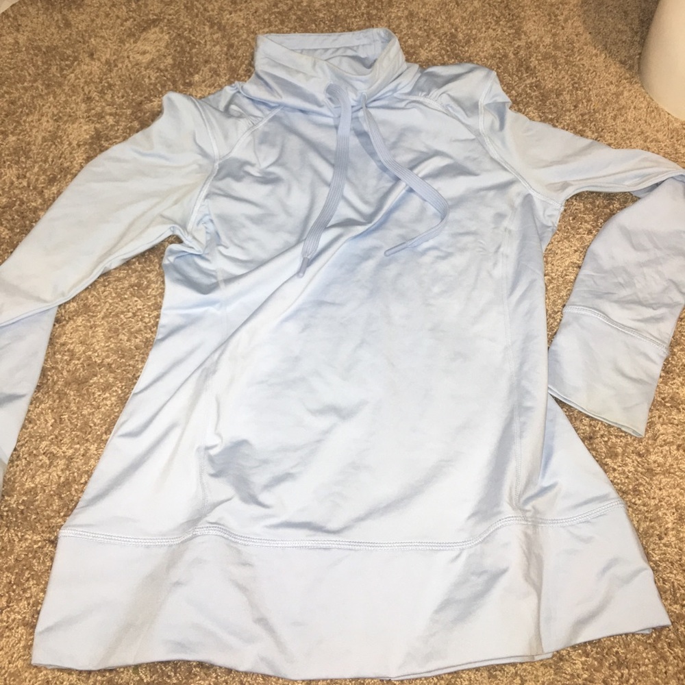 Light blue sweatshirt/jacket
