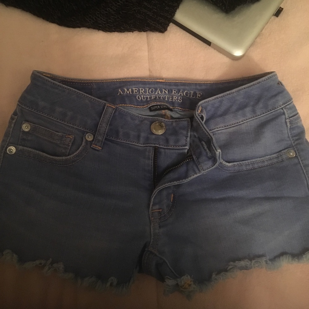 cute blue shorts