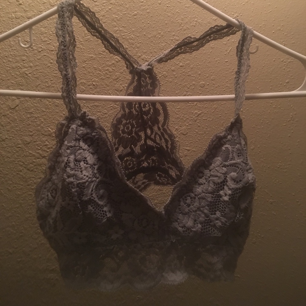 super cute grey bralette