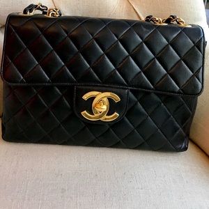 Chanel jumbo flap lambskin