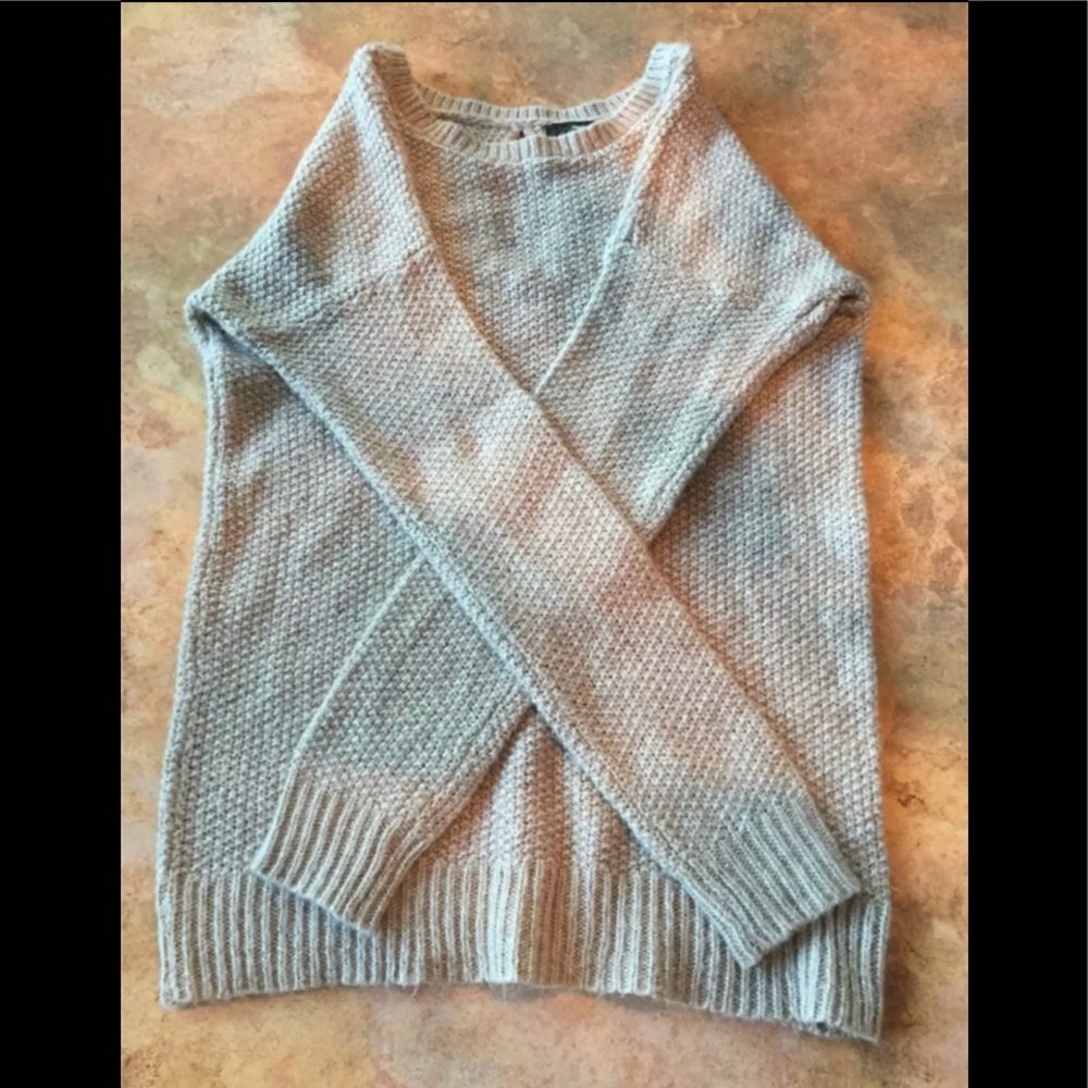 Oversized glitter sweater