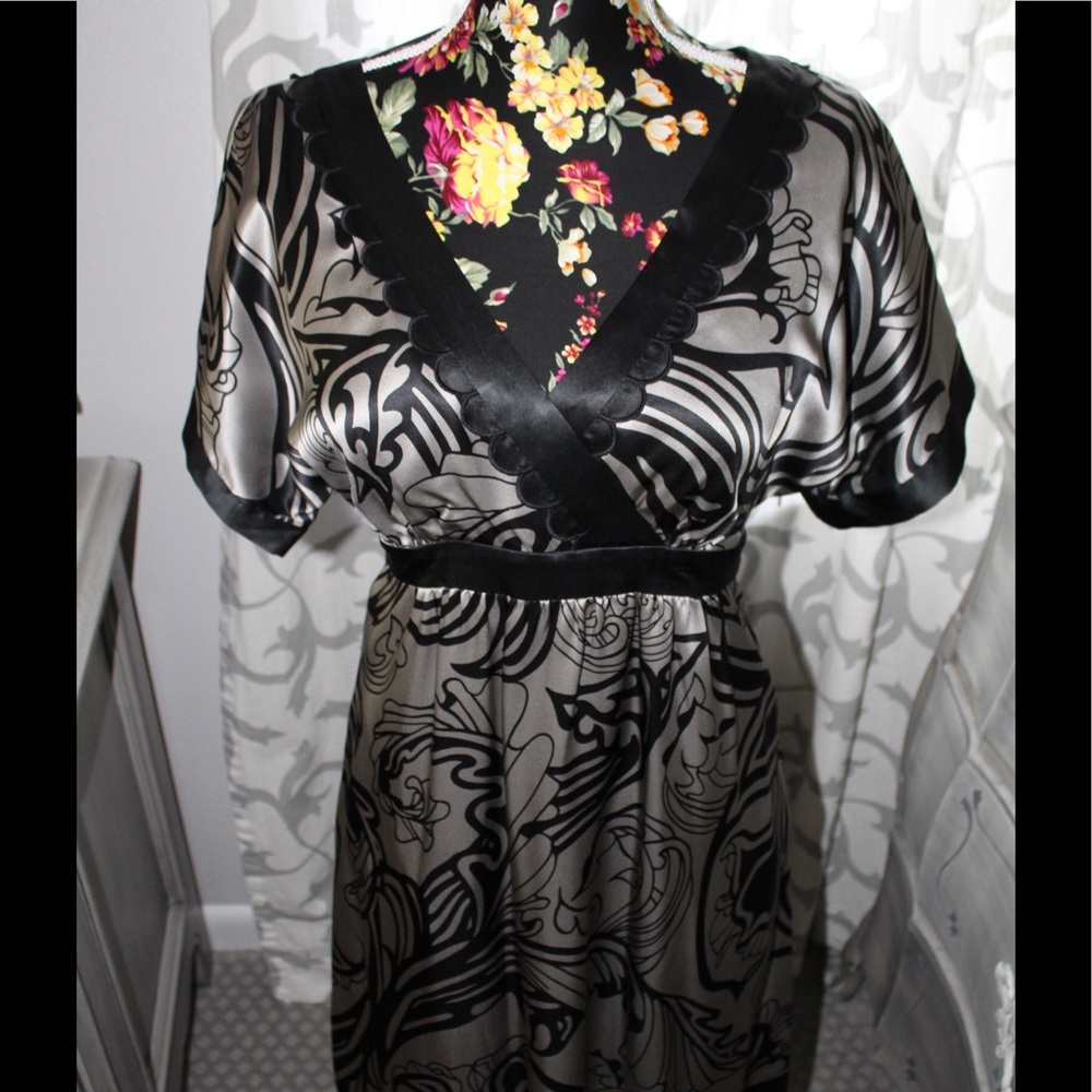 Silk Ted Baker Tie Back Dress