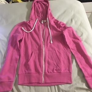 Pink Zipup hoodie