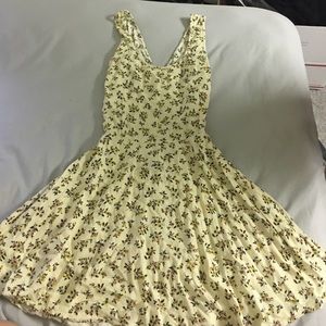 FLORAL cross back dress