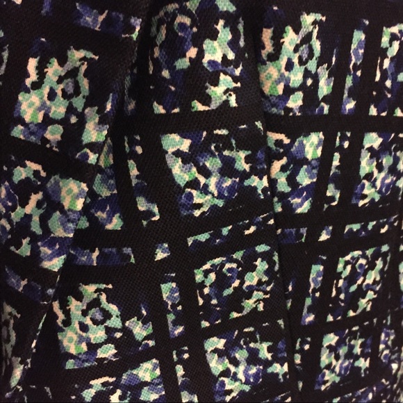 Banana Republic Blazer Floral Grid Blue Blazer - Picture 3 of 4