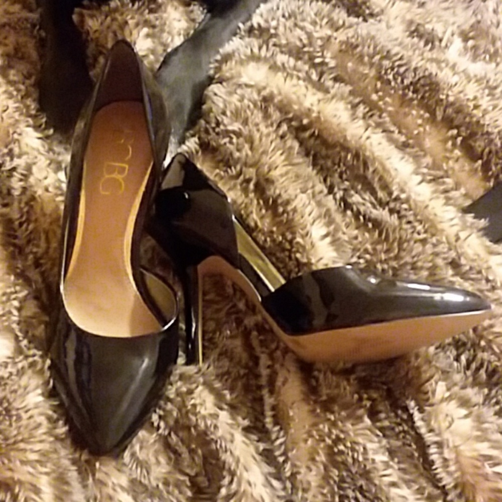 Black stilettos